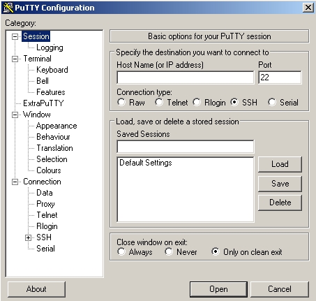 Telnet and SSH into Devices putty Telnet and SSH into Devices
